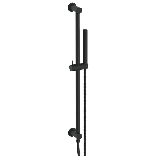 Riser Rail & Handset Including Hose Matte Black