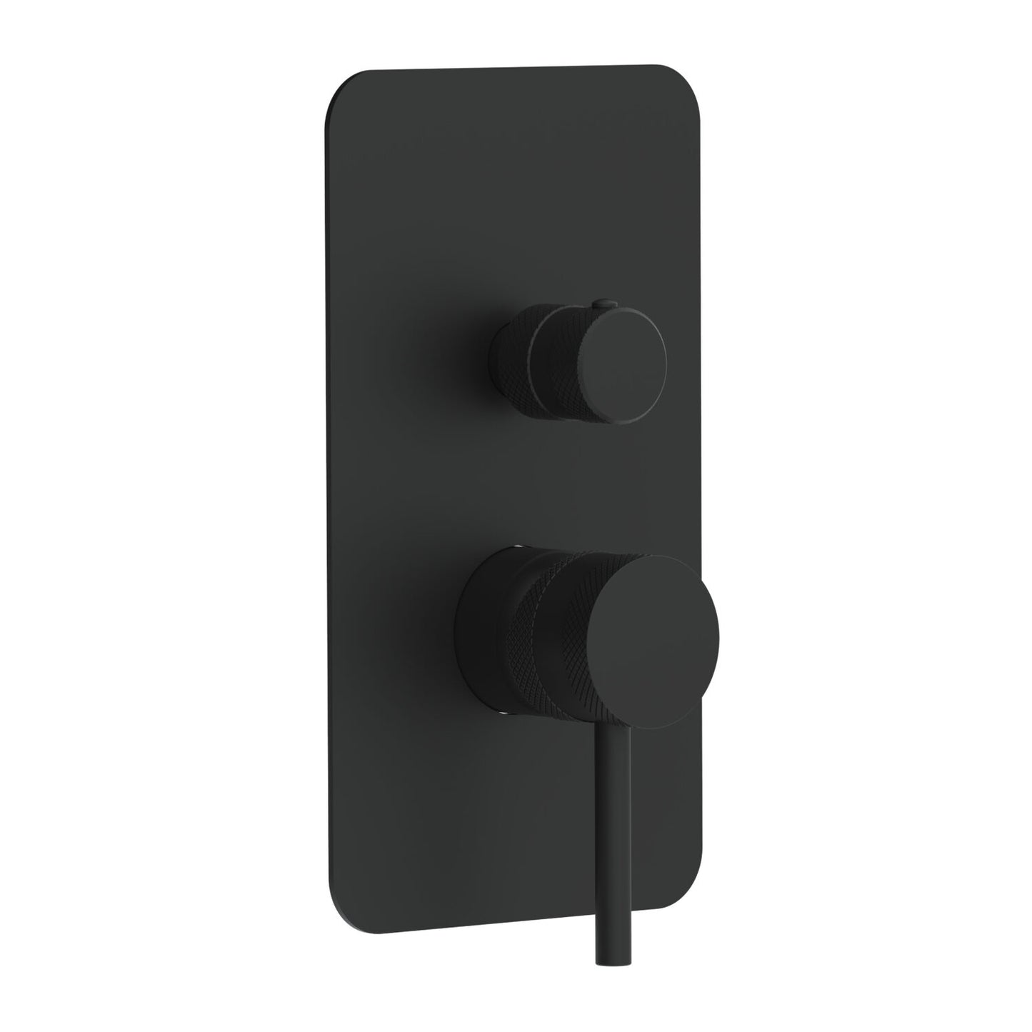 Core Concealed Manual Dual Outlet Matte Black