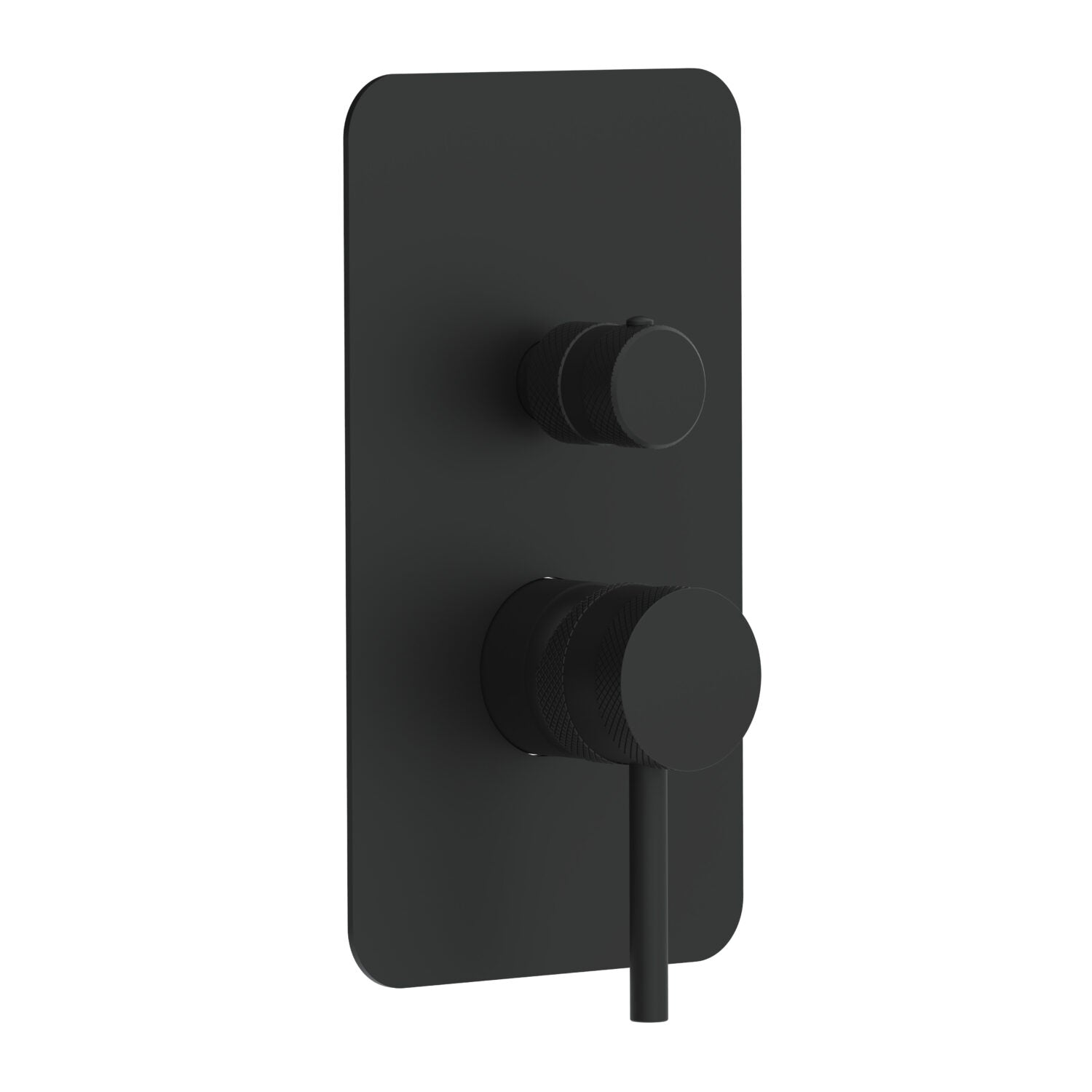 Core Concealed Manual Dual Outlet Matte Black