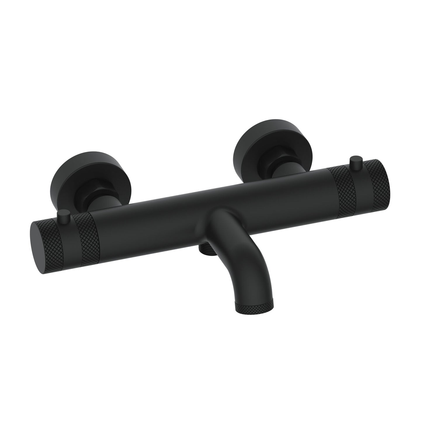 Wall Mounted Bath Shower Mixer Matte Black