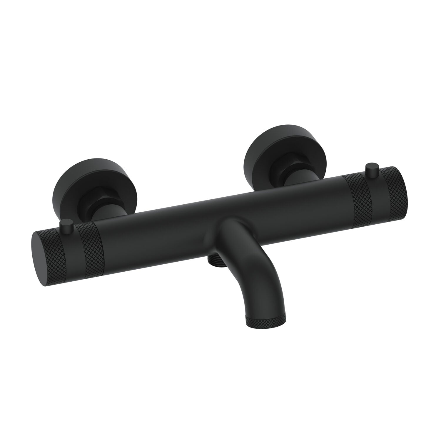 Wall Mounted Bath Shower Mixer Matte Black