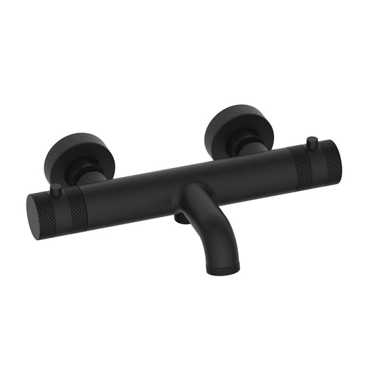 Wall Mounted Bath Shower Mixer Matte Black