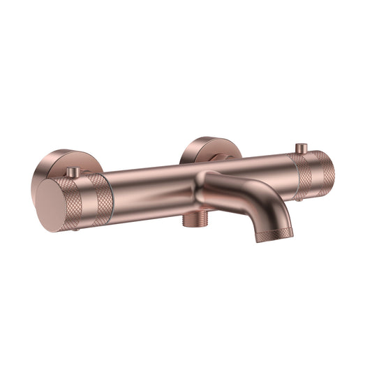 Wall Mounted Bath Shower Mixer Brushed Bronze