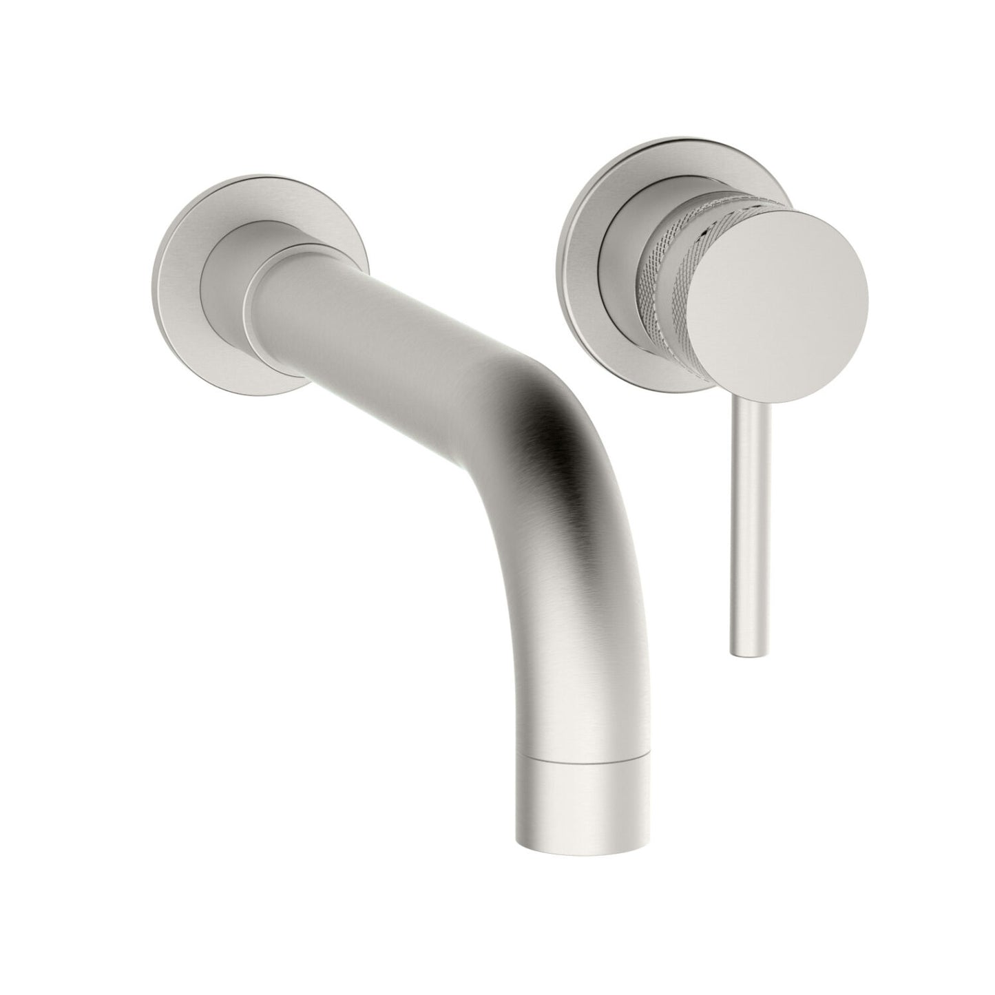 Core Wall Mounted Basin Tap Brushed Nickel