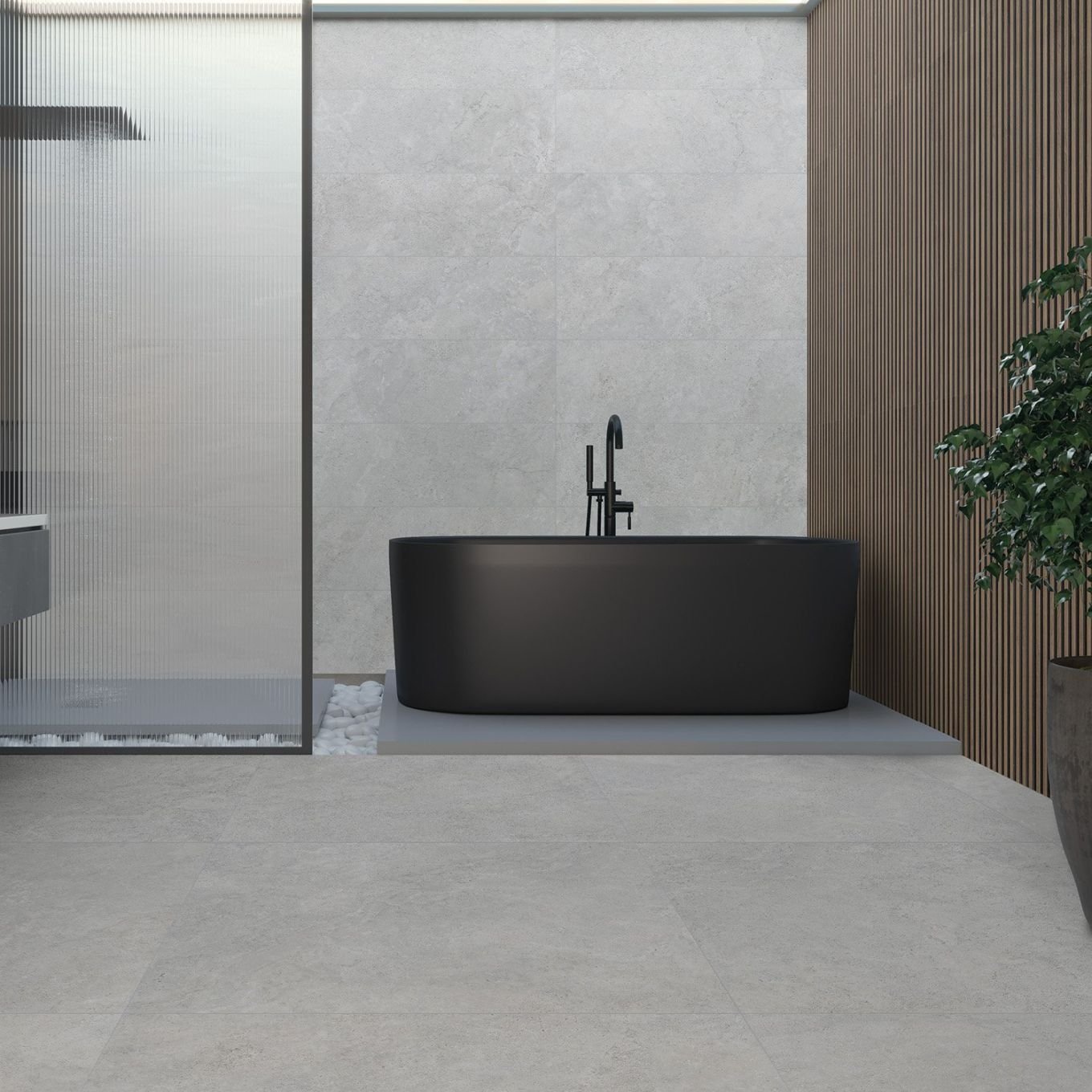 Linum Cloud Matt Porcelain Tile 1000x1000mm