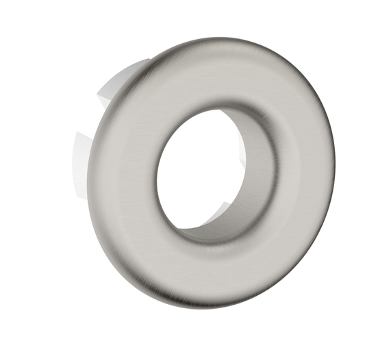Brushed Nickel Round Overflow Insert