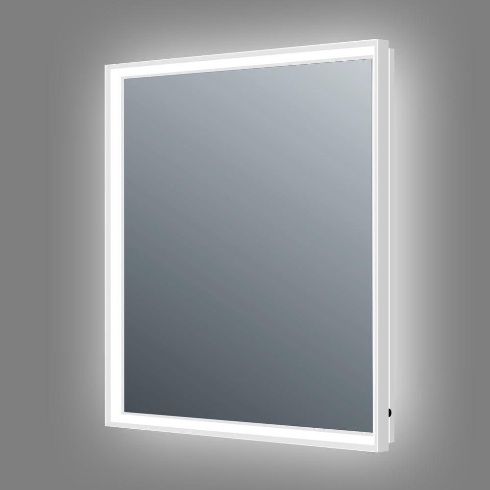 Adison Chrome Framed LED Backlit Mirror 800x600mm