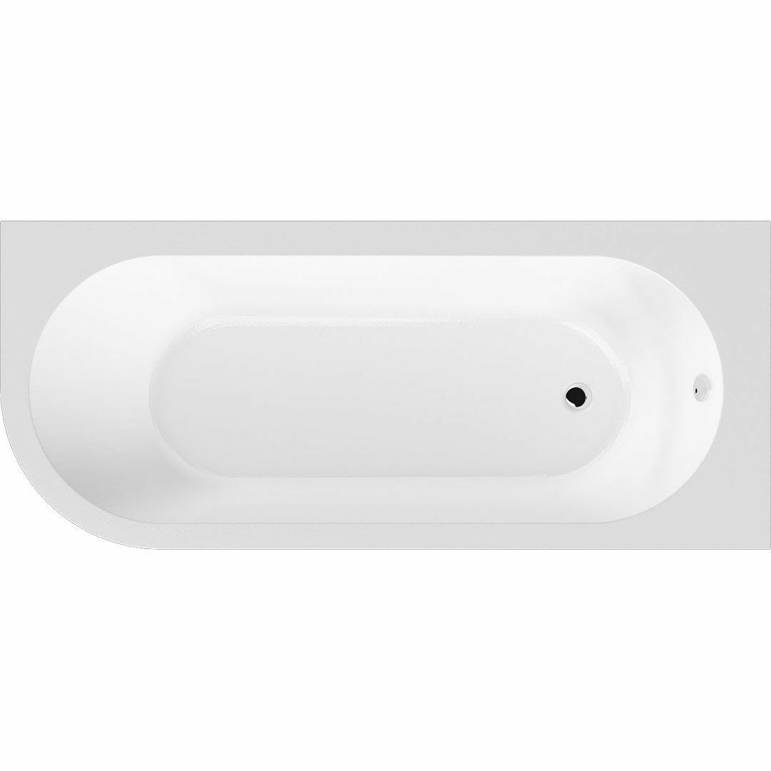 Elegant Haven Oban 1700mm Space Saving 0th Single Ended Bath 3
