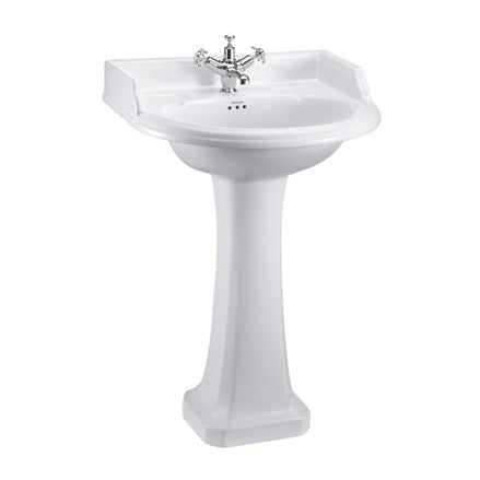 Edwardian Round 56cm Basin & Regal Pedestal