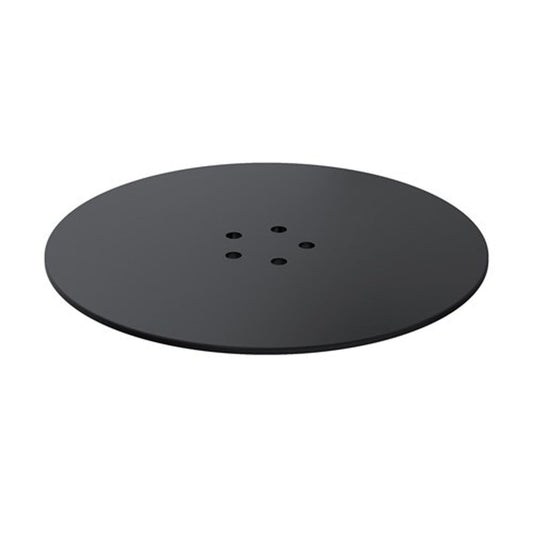 90mm Matt Black Brass Shower Waste Cover