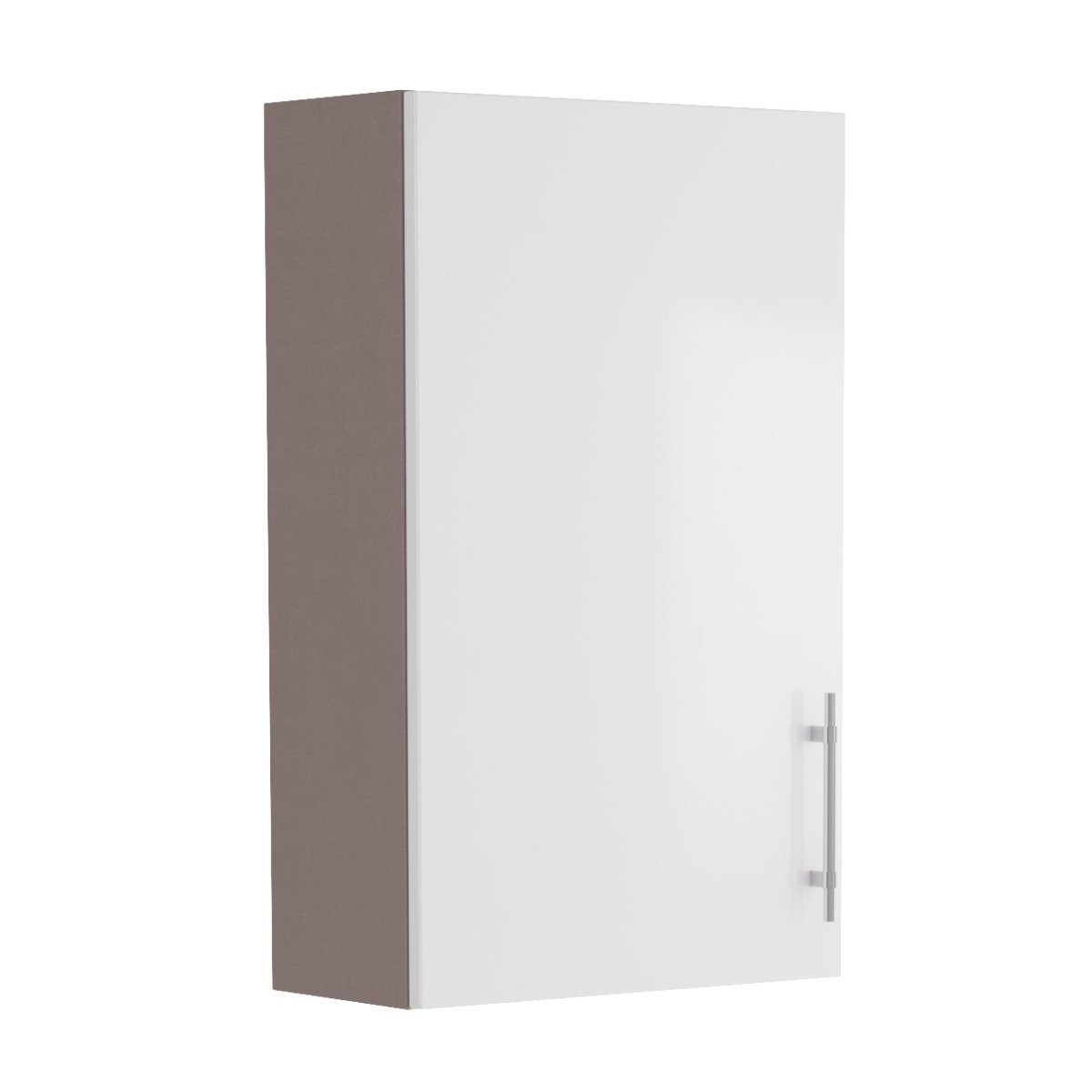Surrey White Gloss Single Door Fitted Furniture Cabinet 400mm
