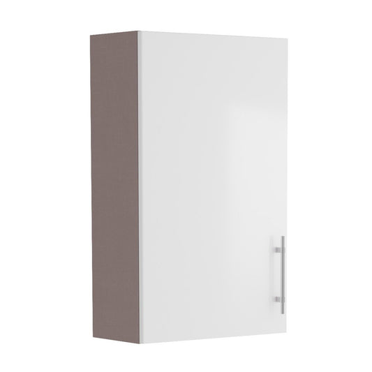 Surrey White Gloss Single Door Fitted Furniture Cabinet 400mm