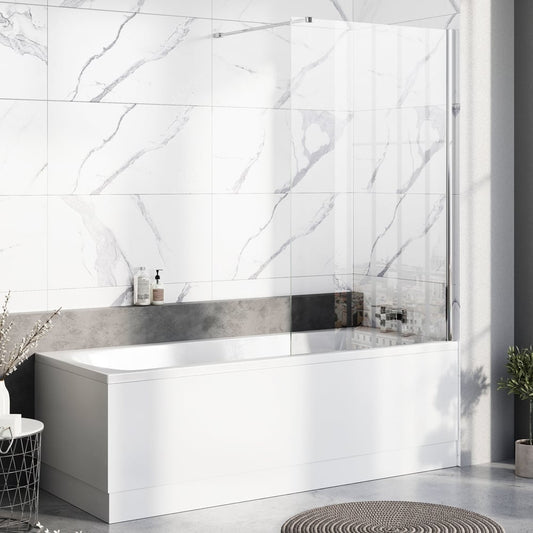 Statton Chrome Frameless Bath Screen