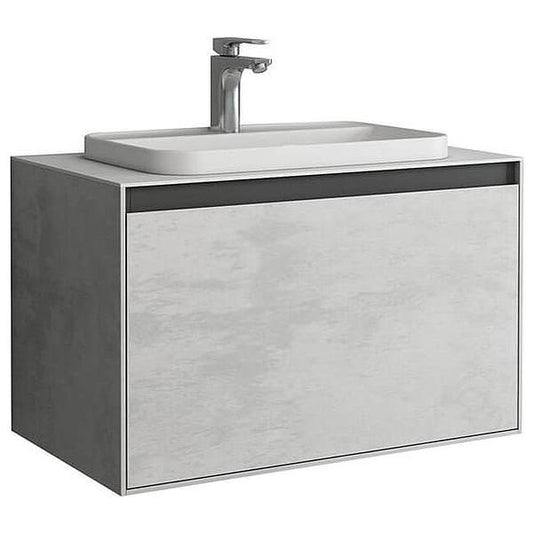 Imex Arco 800mm Single Drawer Cabinet - Basin Not Included