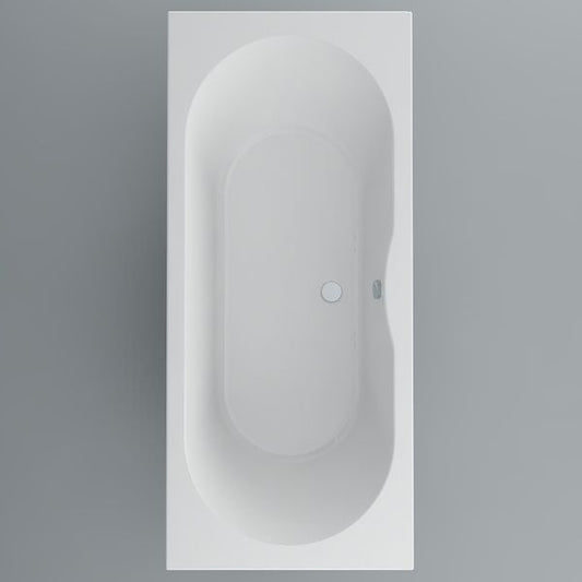 IMEX Wave 1700 x 750mm White Double Ended Bath + All Side Panels