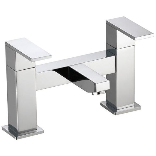 Imex Bloque Chrome Deck Mounted Bath Filler Tap