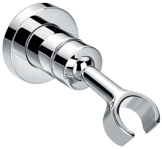 Imex Chrome Round Shower Handset Wall Bracket Holder