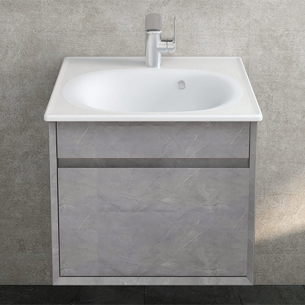 IMEX Alma Wall Hung Single Drawer Cabinet Basin and Worktop Not Included