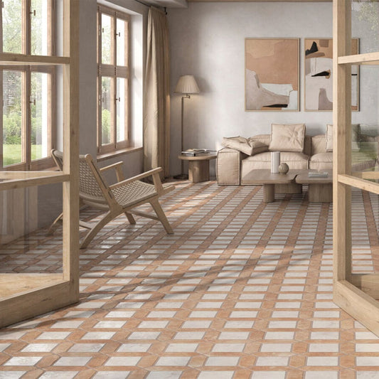 Adelfia Coto White Matt Terracotta Tile 600x400mm