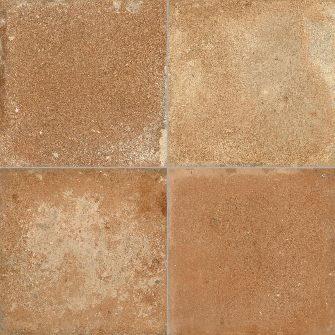 Natura Matt Porcelain Terracotta Tile 452x452mm