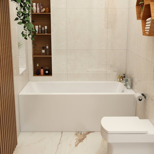 Imex Cast Reinforced Quadro 1500×700 Single Ended Bath