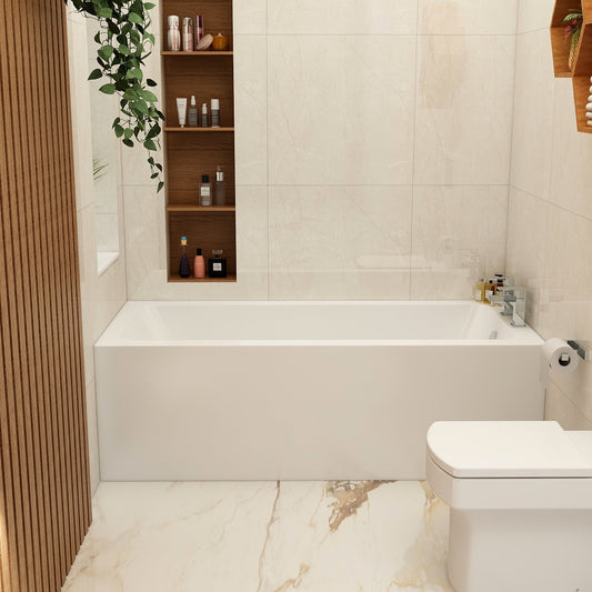 Imex Cast Reinforced Quadro 1600×700 Single Ended Bath