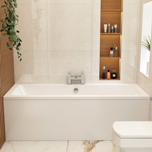 Imex Cast Reinforced Quadro 1700×700 Double Ended Bath