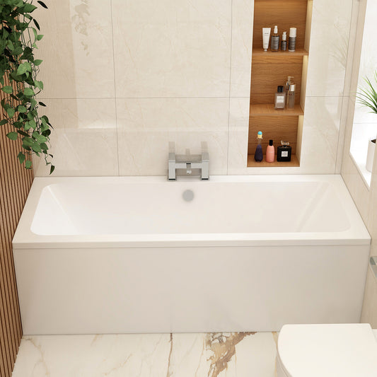 Imex Cast Reinforced Quadro 1700×750 Double Ended Bath