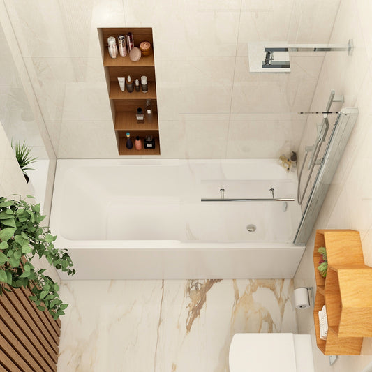 Imex Cast Quadro keyhole bath 1700×700 (inc. leg pack)