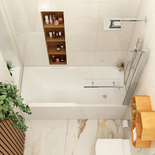Imex Cast Quadro keyhole bath 1700×750 (inc. leg pack)