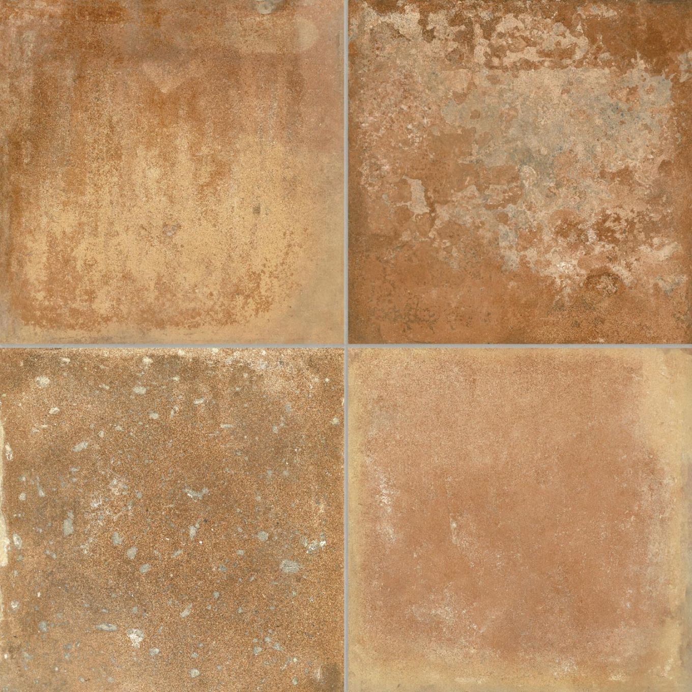 Natura Matt Porcelain Terracotta Tile 452x452mm