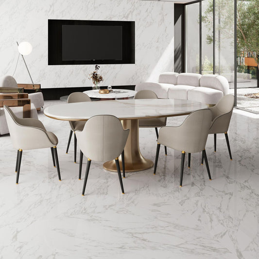 Amaretto Marble Matt Porcelain Tile 600x600mm