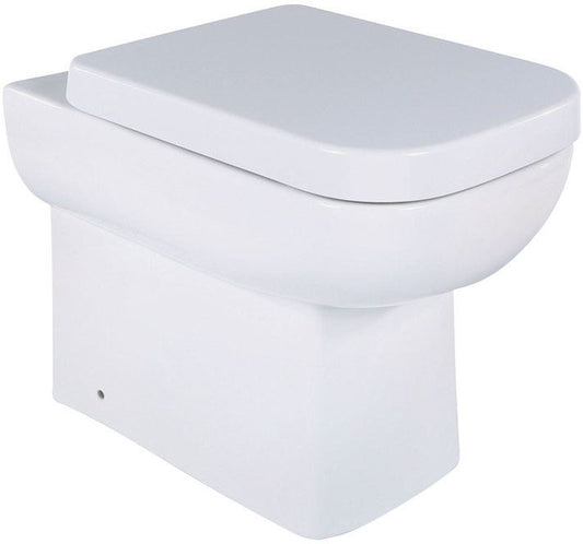 Alfrick Back To Wall Toilet with Soft Close Wrap Over Seat