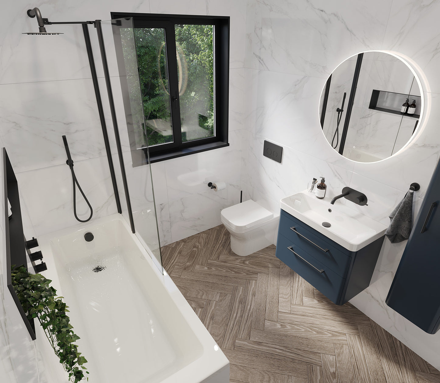 STETSON 1700x700mm bath single ended & bath legs