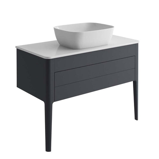 Stonehouse Grey Vanity Unit 1000mm
