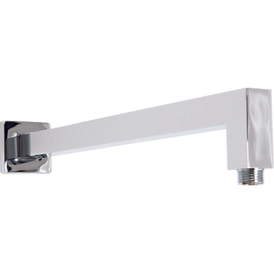 Elegant Haven Square Wall Mounted Chrome Shower Arm