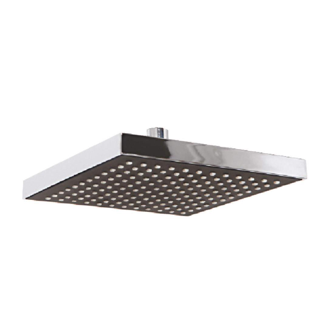 Elegant Haven 200 Square Chrome Rainfall Shower Head
