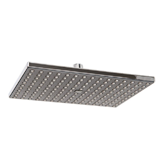 Elegant Haven 255 Rectangular Chrome Rainfall Shower Head
