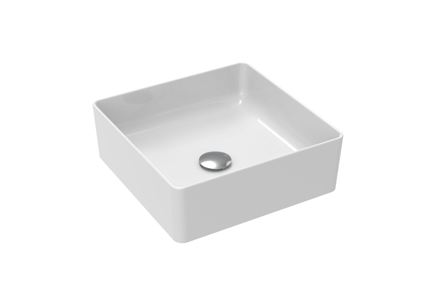 SIENNA 36x36cm square countertop washbasin