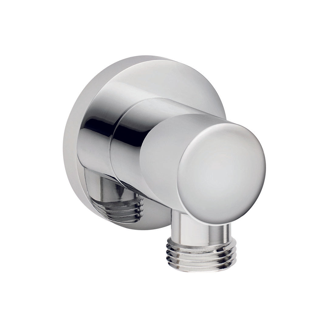 Elegant Haven Oban Chrome Round Shower Wall Outlet