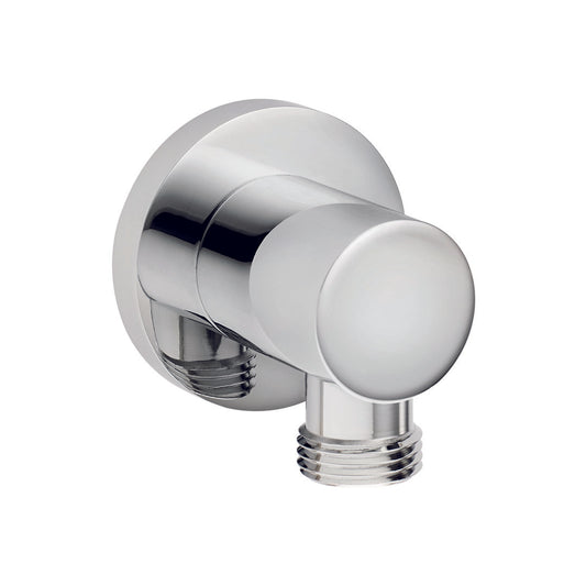 Elegant Haven Oban Chrome Round Shower Wall Outlet