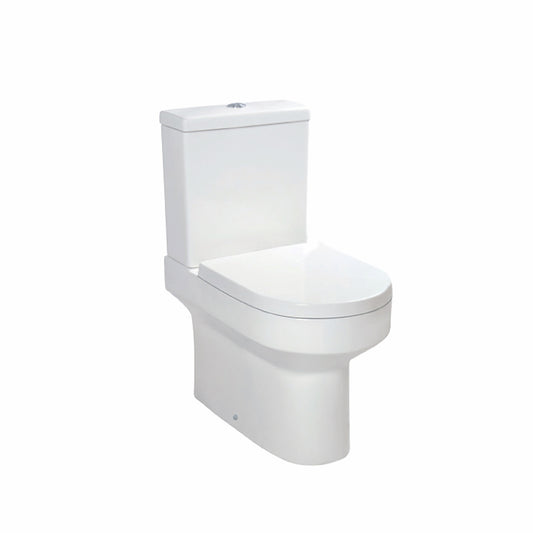 Spa Rimless Closed Back Pan, Cistern & Seat