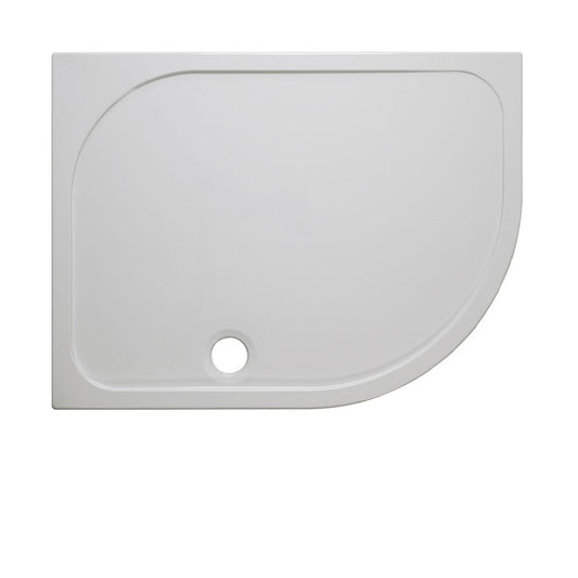 Offset Quadrant 45mm Stone Resin Shower Tray
