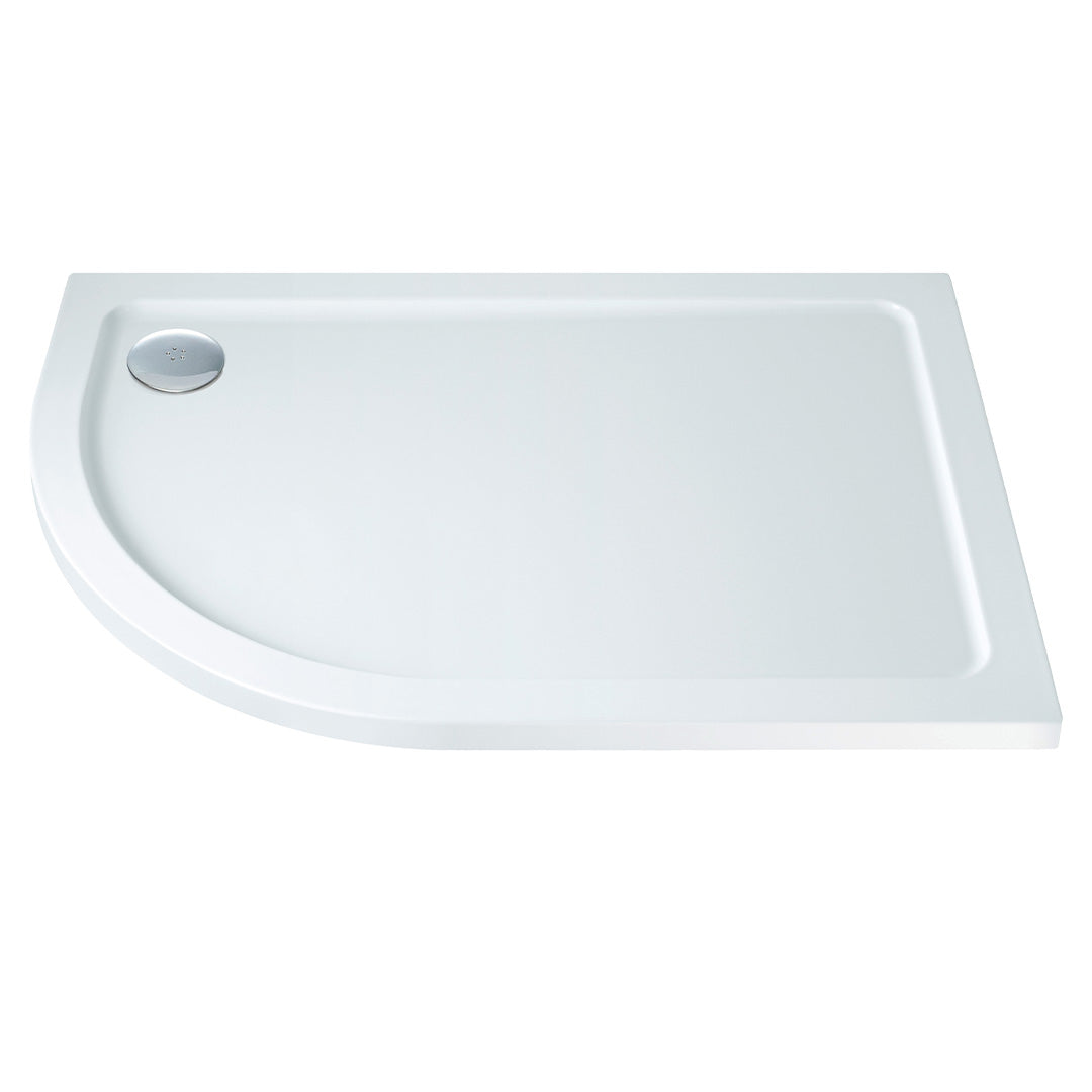 Eco-Stone Offset Quad Shower Tray LH 900 X 760