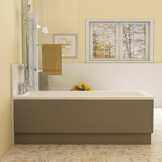 Suburb 1800mm Side bath panel in Matt Ash