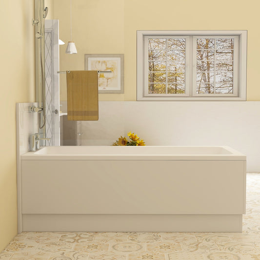 Suburb 1800mm Side bath panel in White Gloss