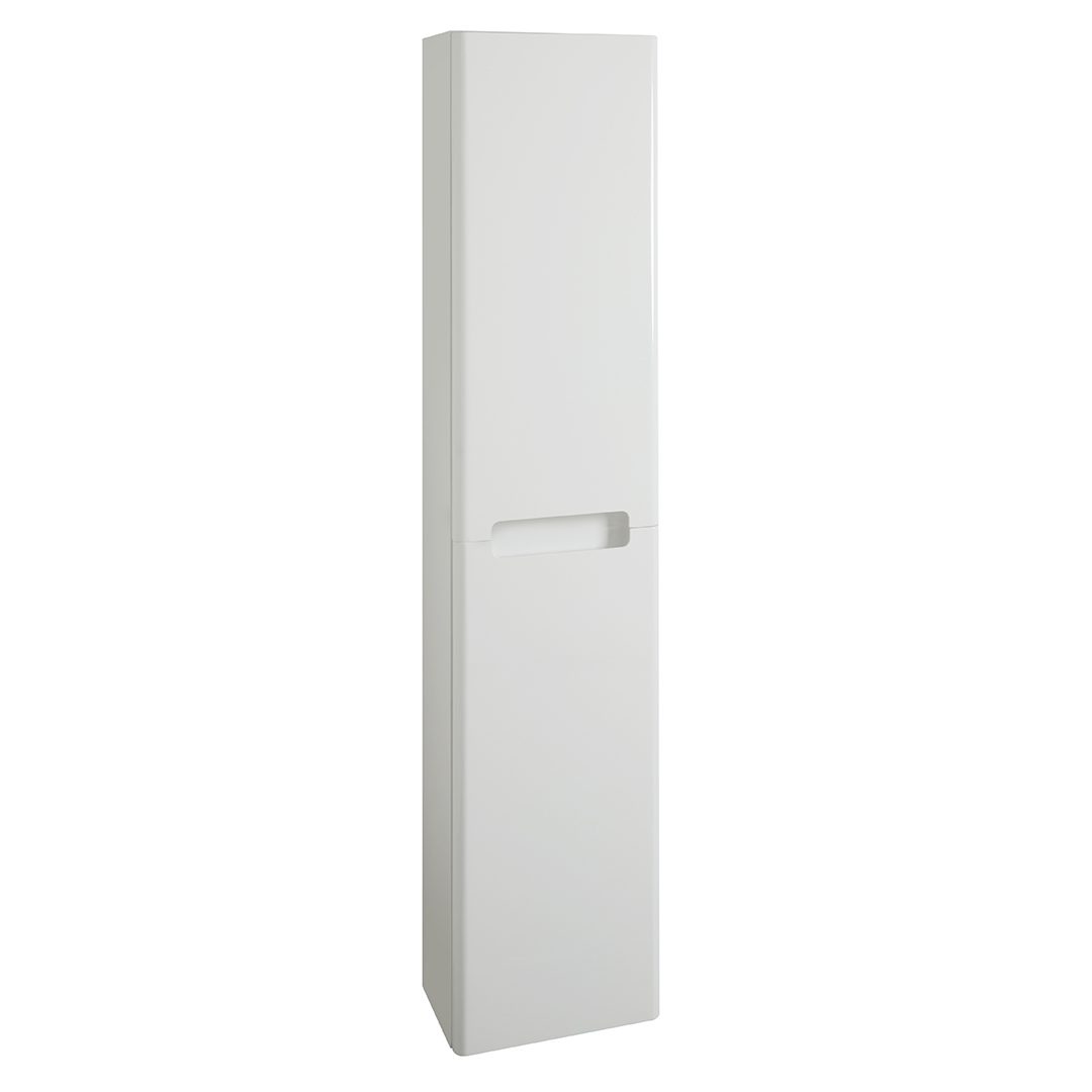 Elegant Haven Selkirk 1400 Gloss White Tallboy Unit