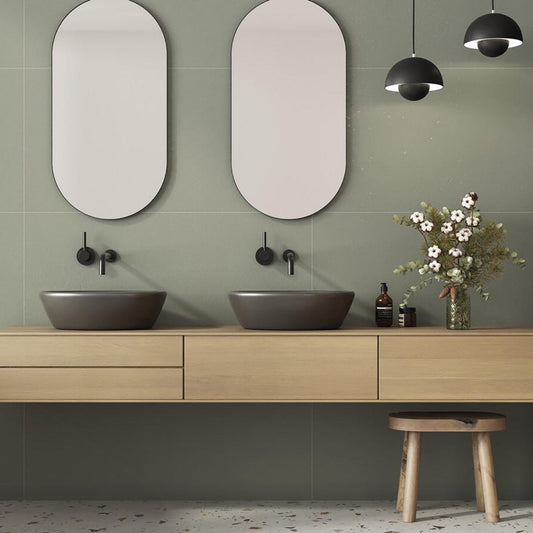 Braxton Base Matt Tomillo Sage Green Tile 1200x600mm