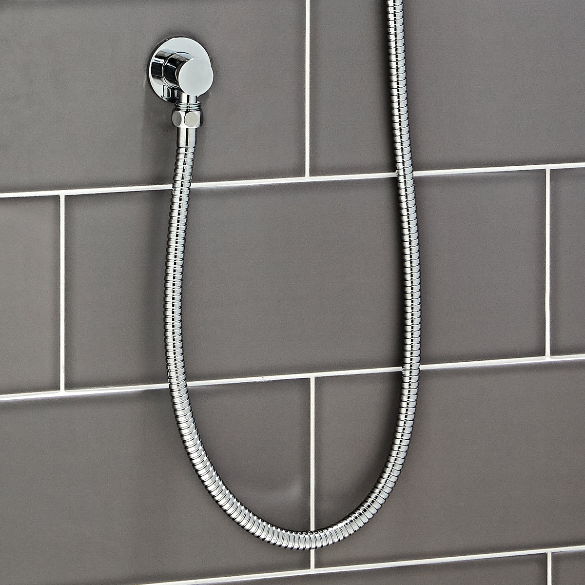 Chrome Round Outlet Elbow