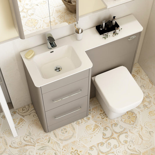 Suburb 1110mm left hand basin 1th